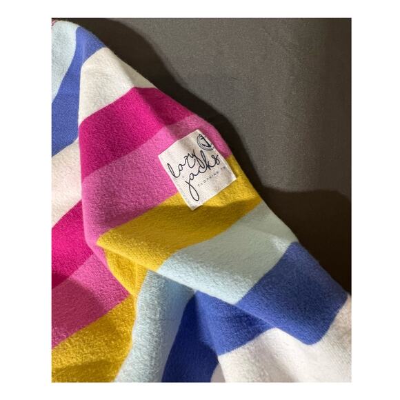 Lazy Jacks Womens Collared Sweatshirt XXL Pullover 1/4 Zip Jersey Knit Colorful - Picture 7 of 9